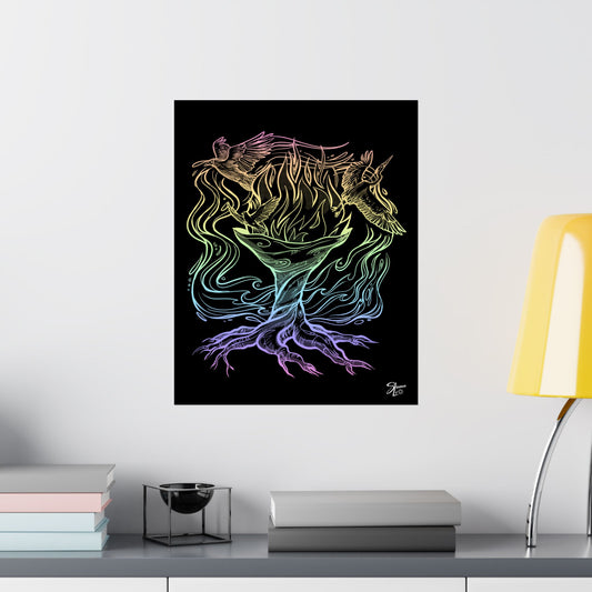 “Spirit of Life” by Shannon Leo Arts - Commissioned for UUMA Ministry Days 2025 - Poster Print