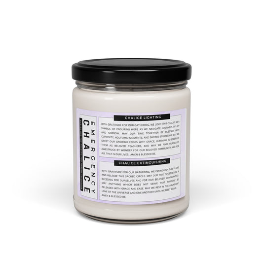 UU Emergency Chalice - Soy Candle With Chalice Lighting & Extinguishing Words