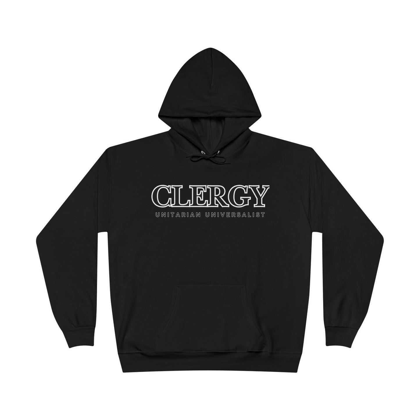Unitarian Universalist Clergy Hoodie - Front & Back