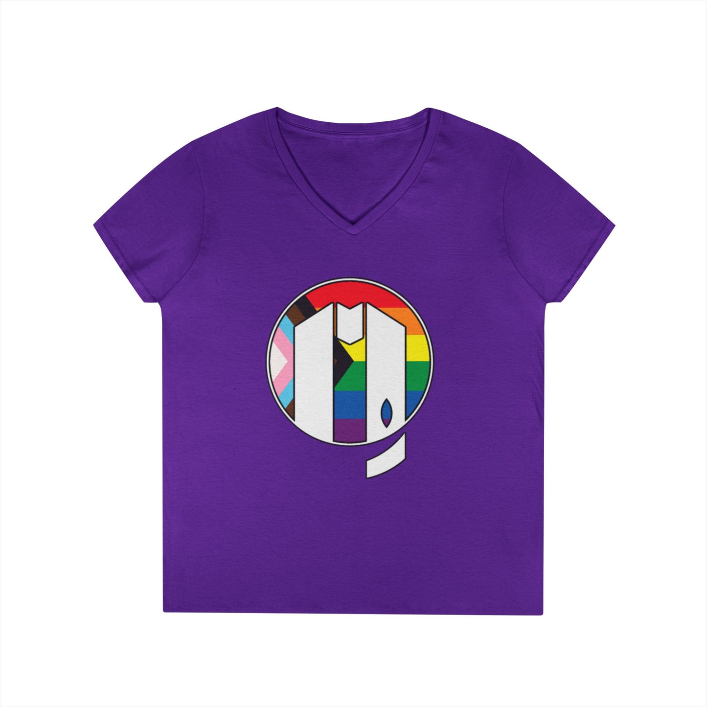 UUMA Rainbow Logo V-Neck