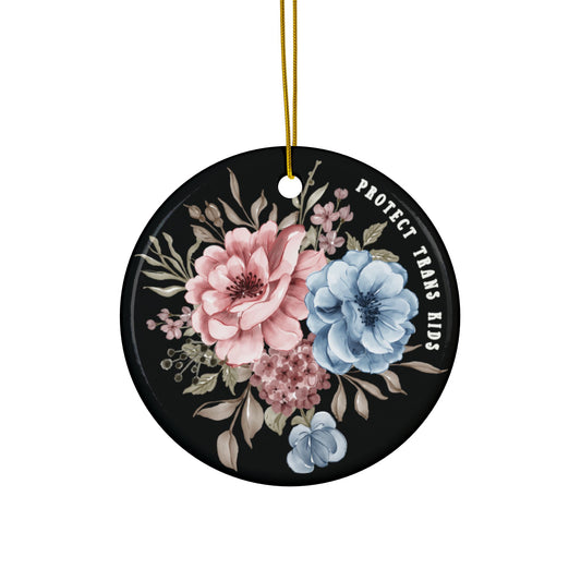 Protect Trans Kids Ornament by Blessed Bee