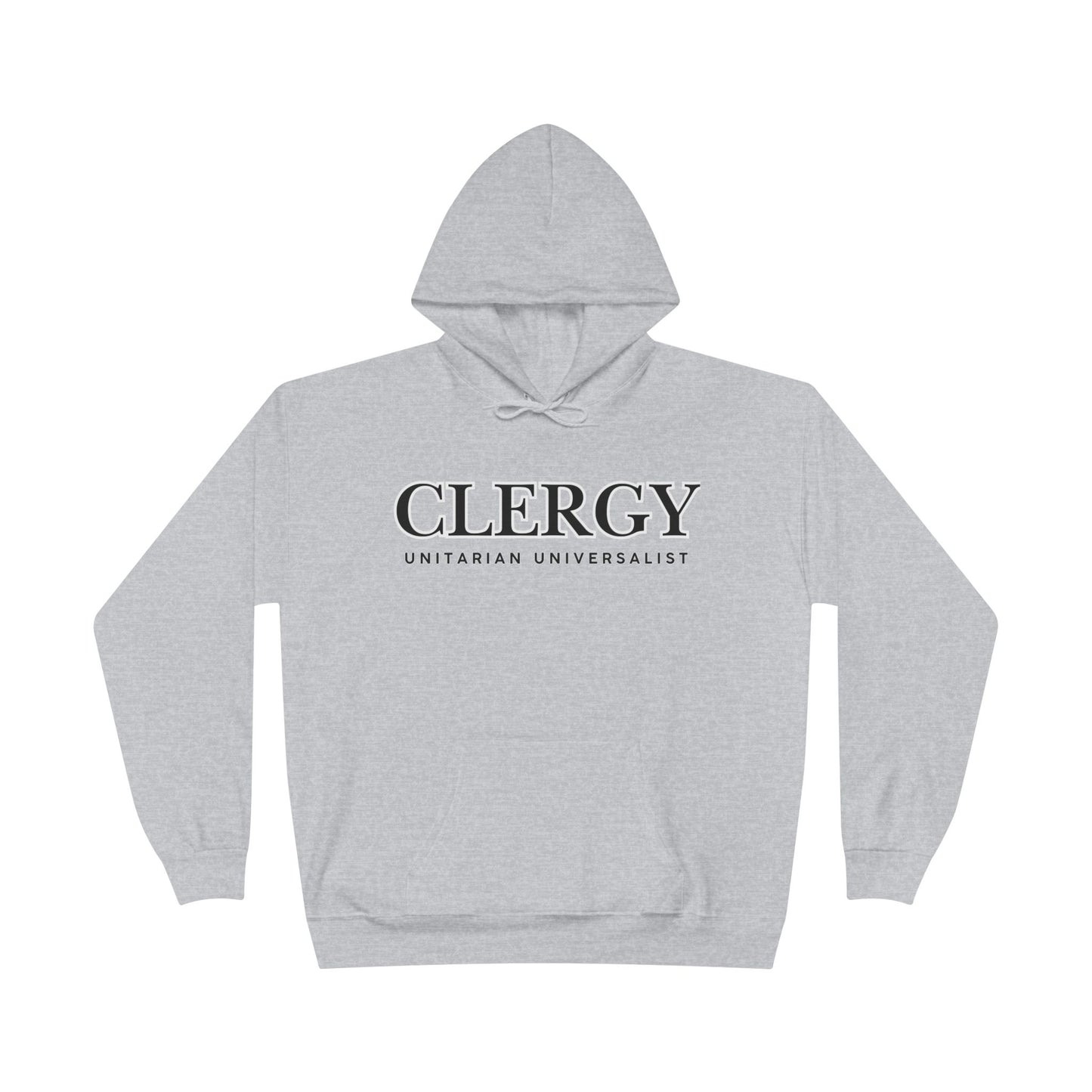 Unitarian Universalist Clergy Hoodie - Front & Back