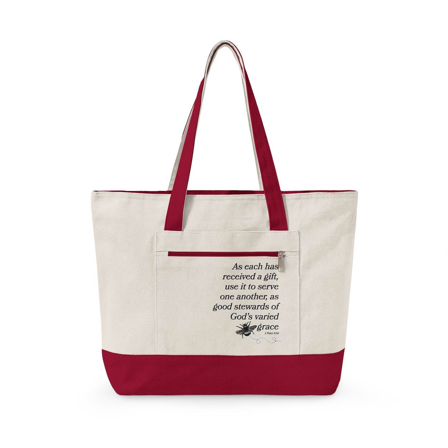 ICBee Knoxville Zippered Canvas Tote