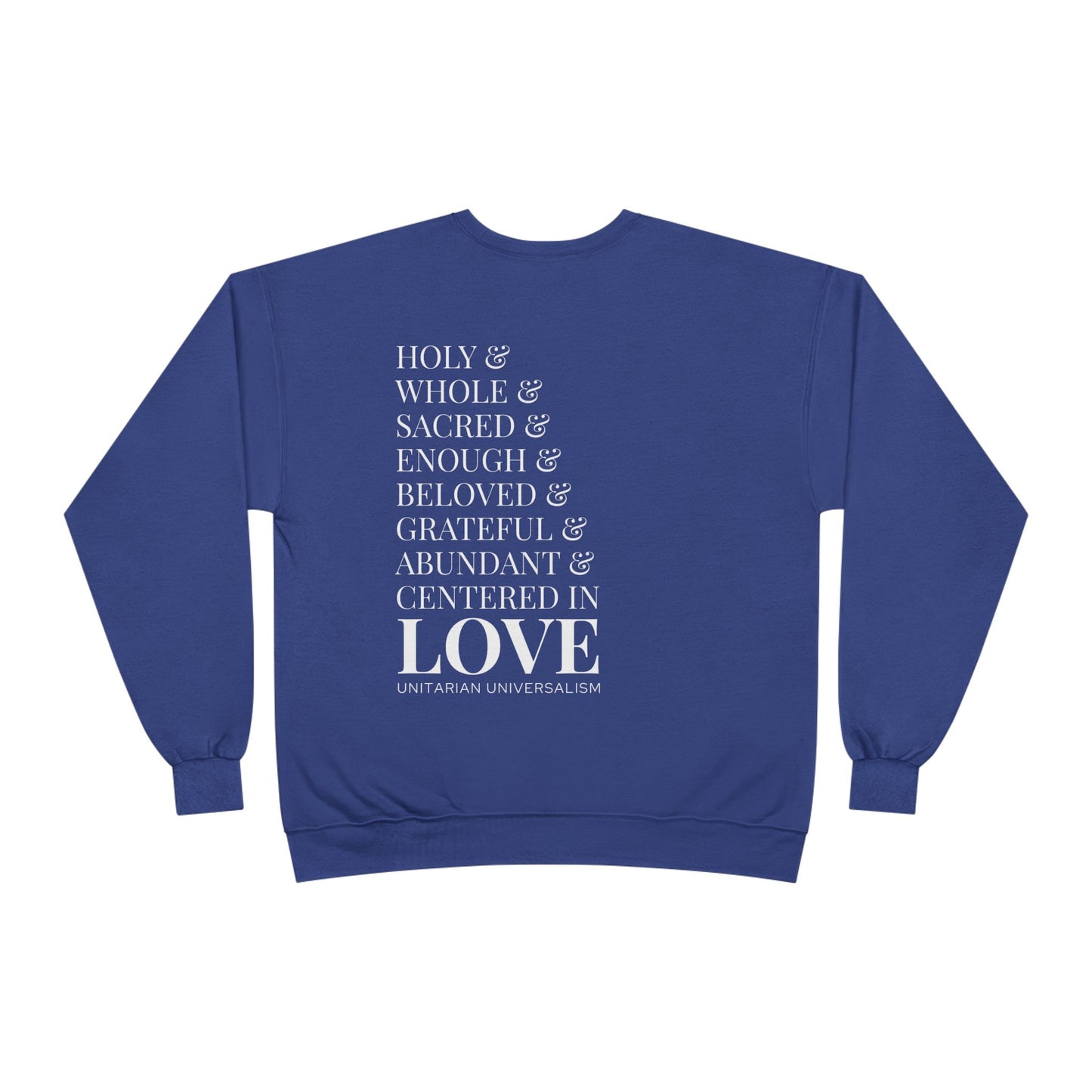 Centered in Love Unisex EcoSmart® Crewneck Sweatshirt