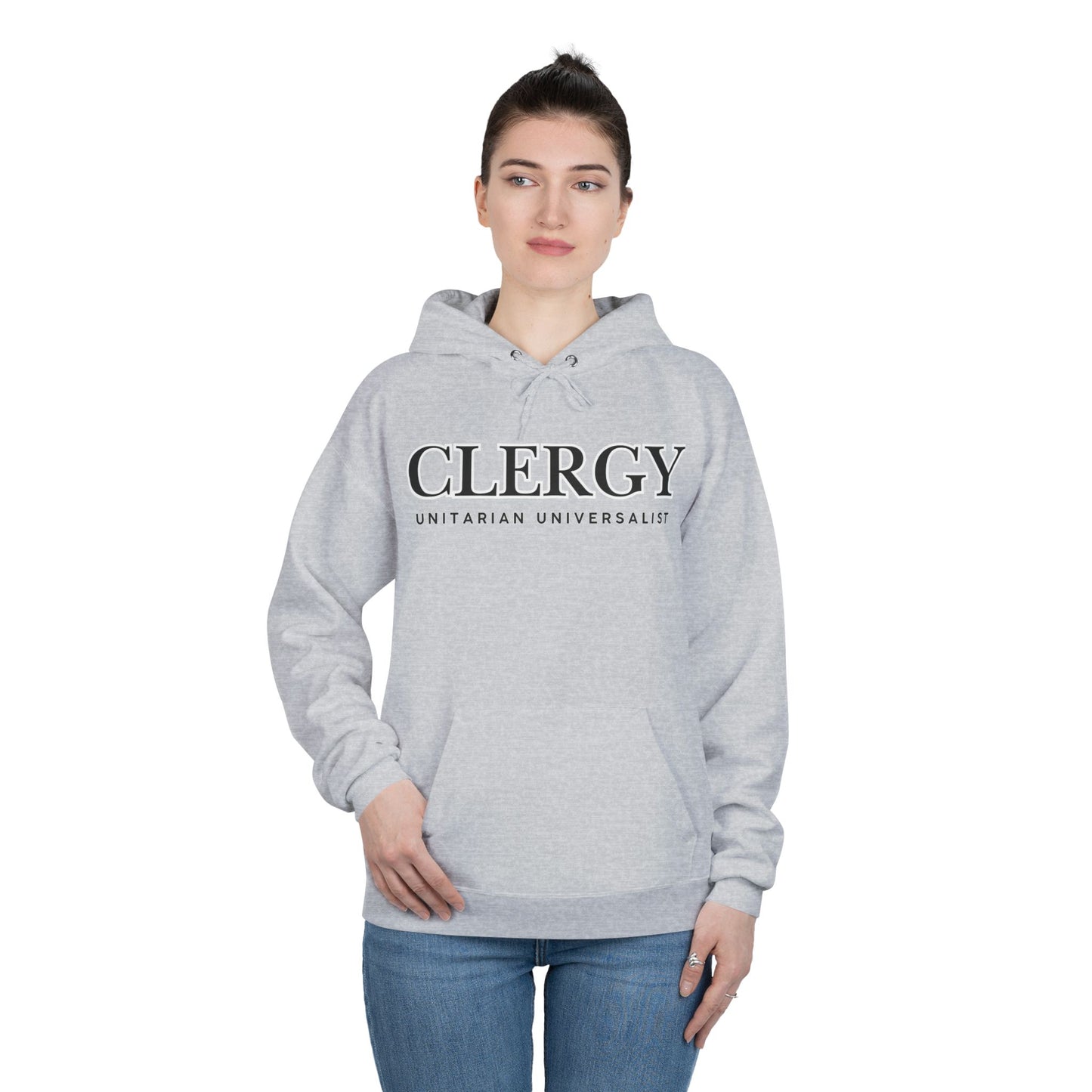 Unitarian Universalist Clergy Hoodie - Front & Back