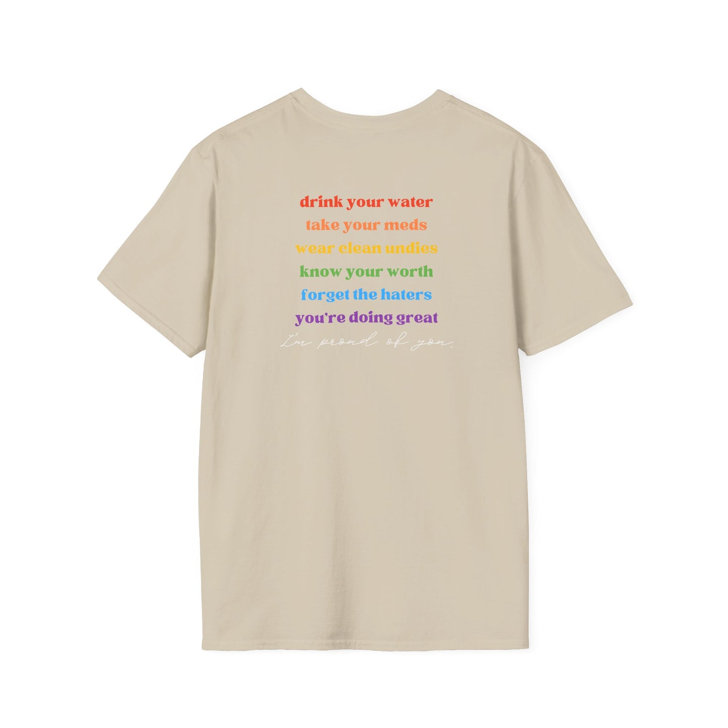 Hi Gay, I'm Mom -  T-Shirt - Adult (Front & Back)