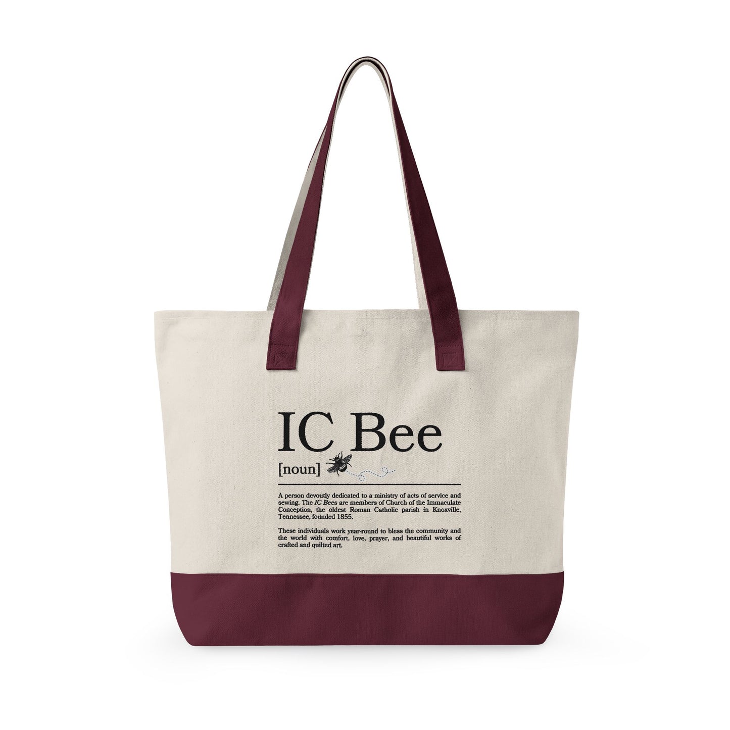 ICBee Knoxville Zippered Canvas Tote
