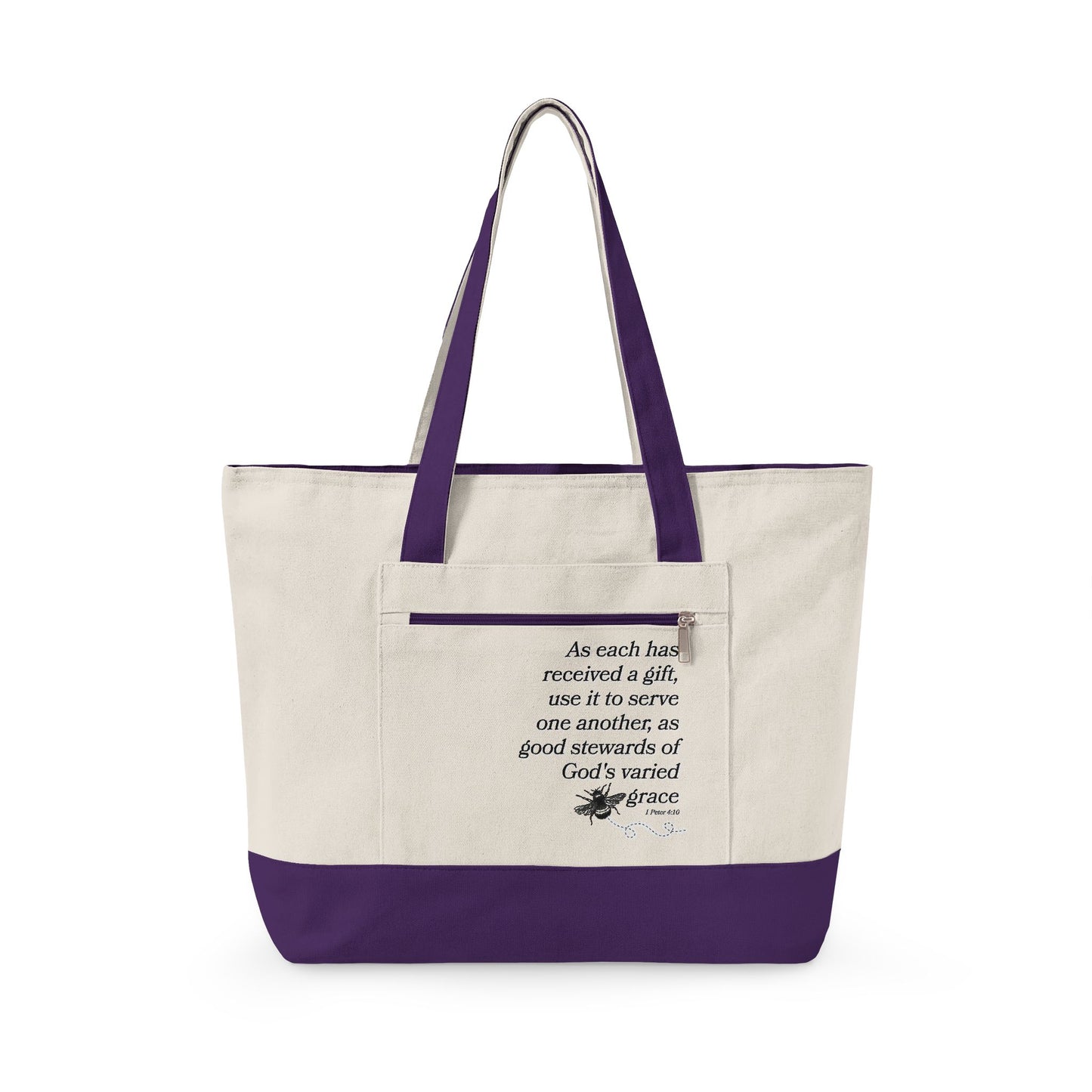 ICBee Knoxville Zippered Canvas Tote