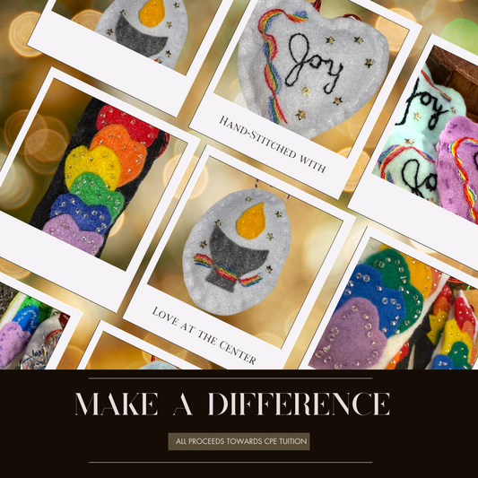 Handmade Ornament - Proceeds Support CPE Tuition for UU Seminarians! (Sliding Scale)