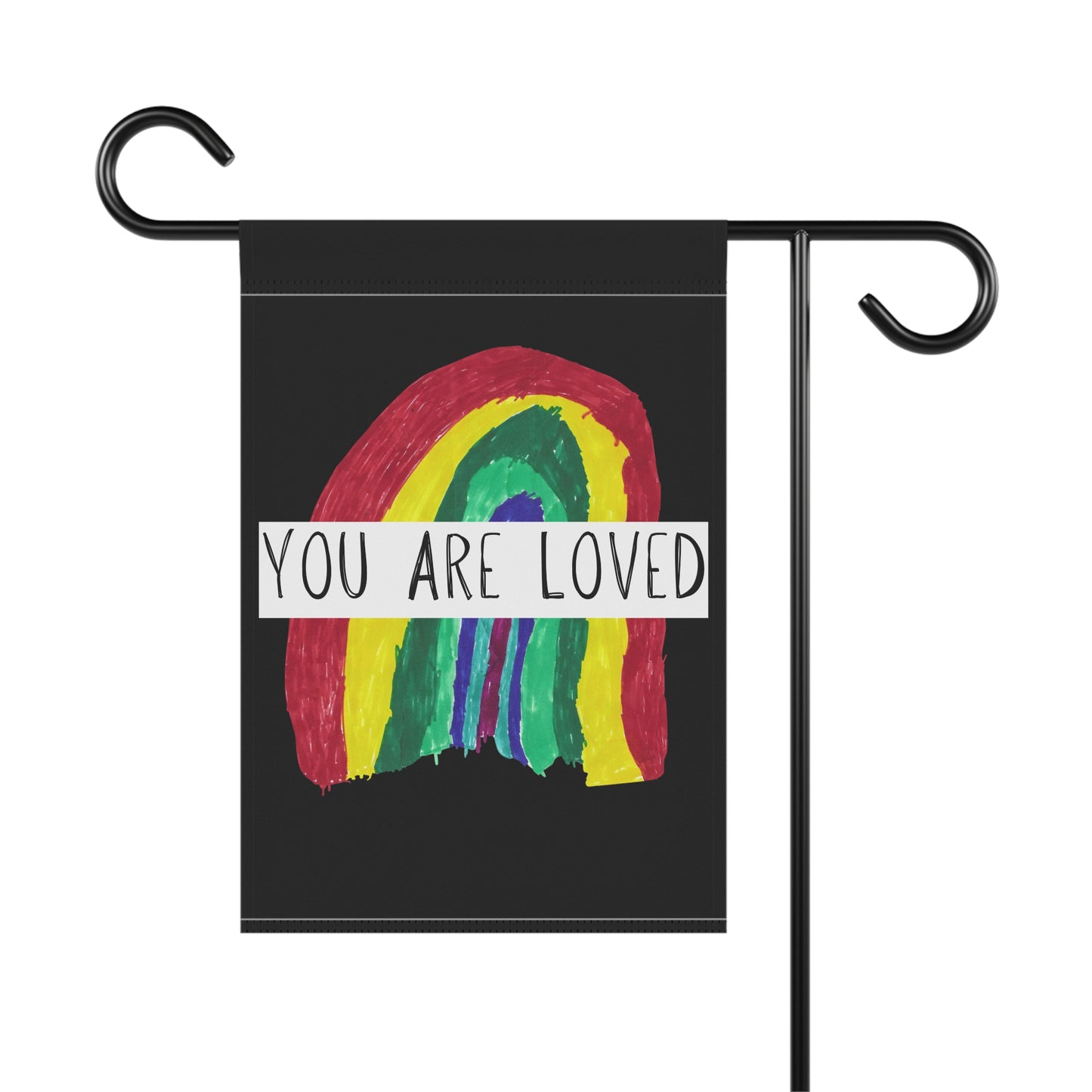 HR's You Are Loved Garden Flag