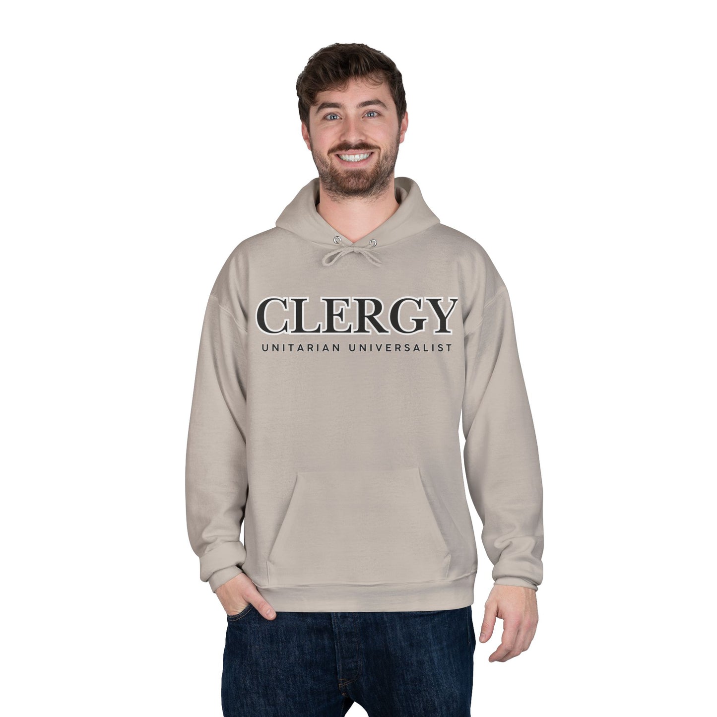 Unitarian Universalist Clergy Hoodie - Front & Back