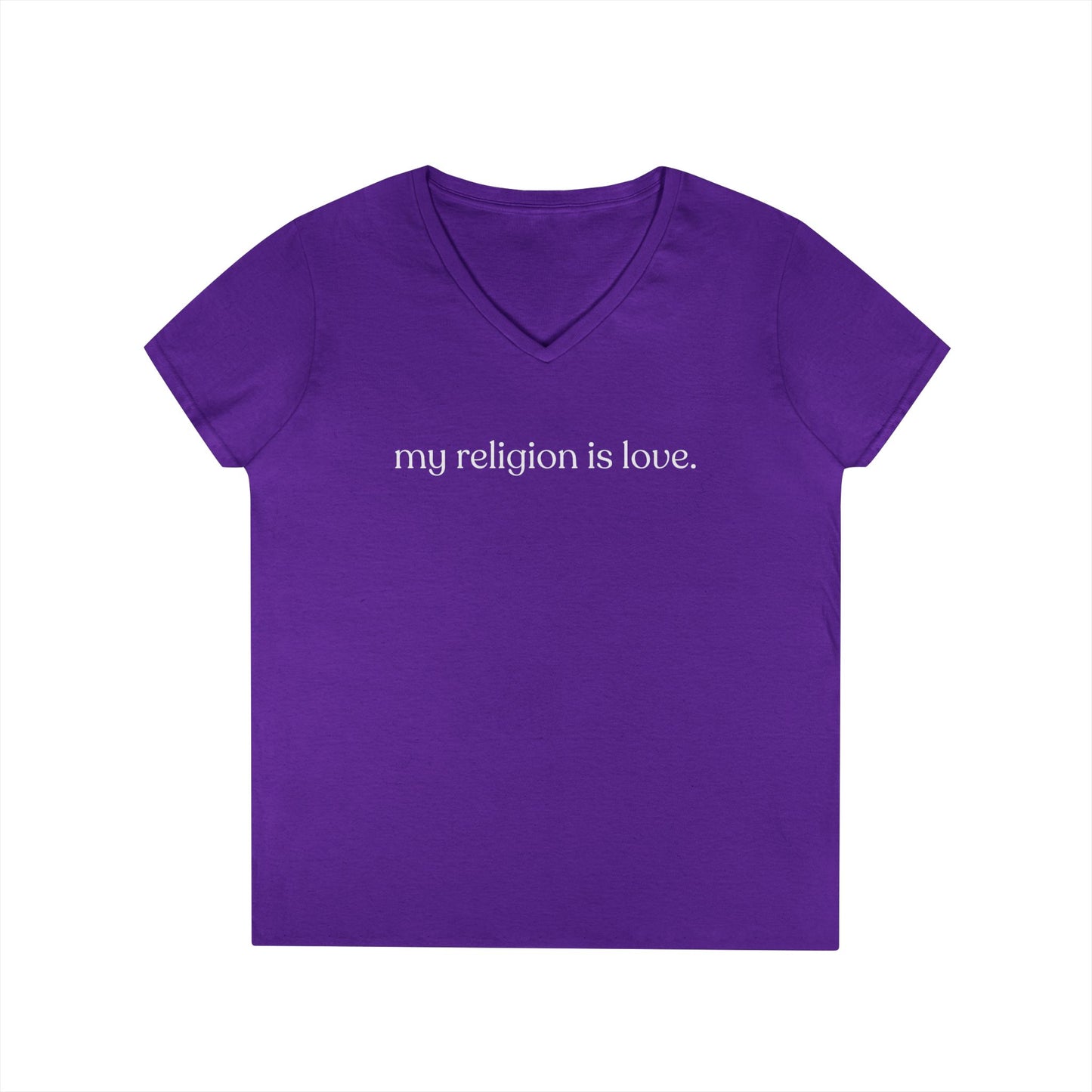 My Religion is Love V-Neck