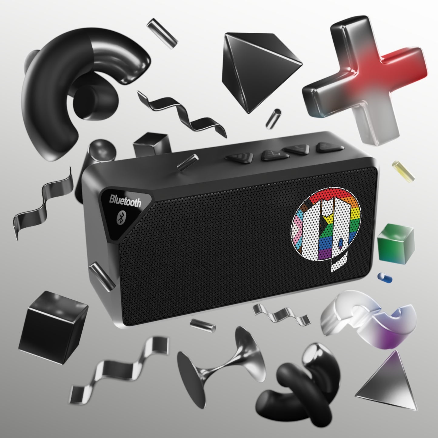 Rainbow UUMA Logo - Jabba Bluetooth Speaker