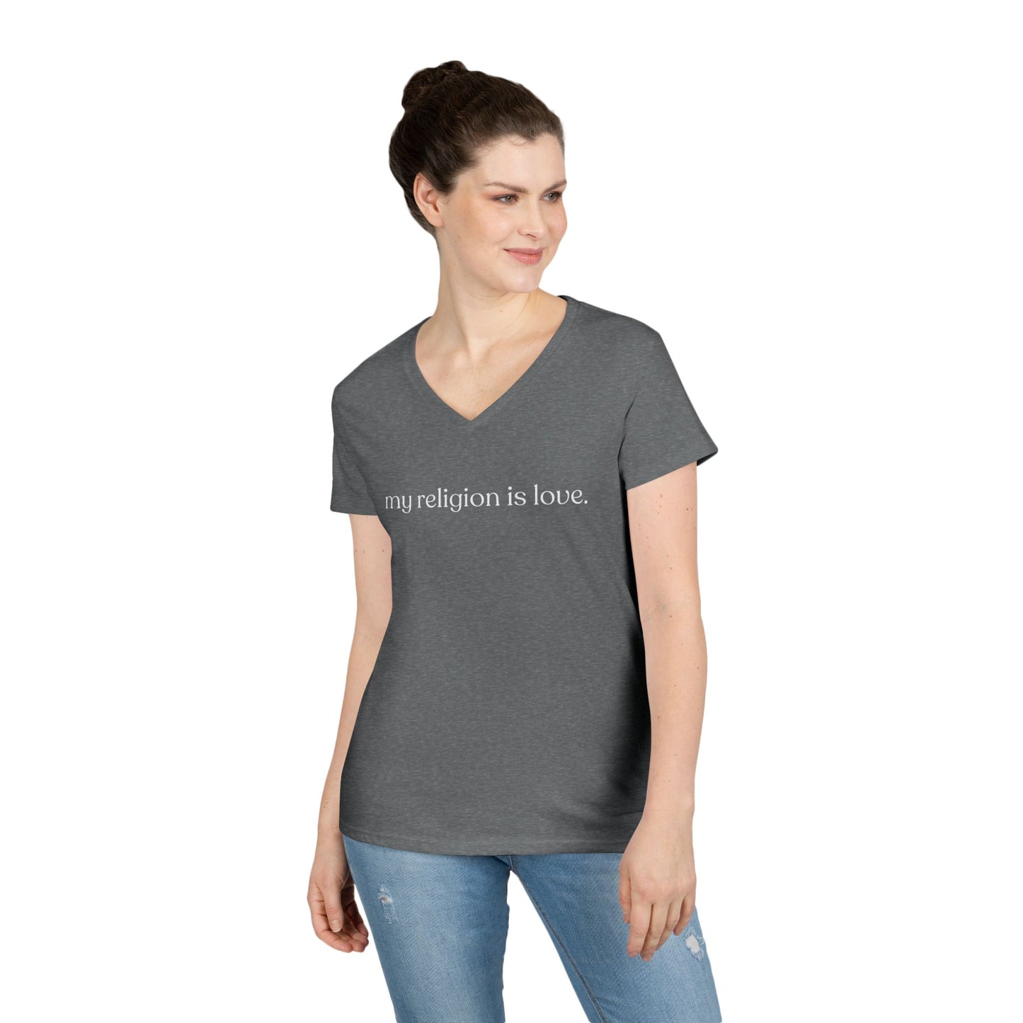 My Religion is Love V-Neck