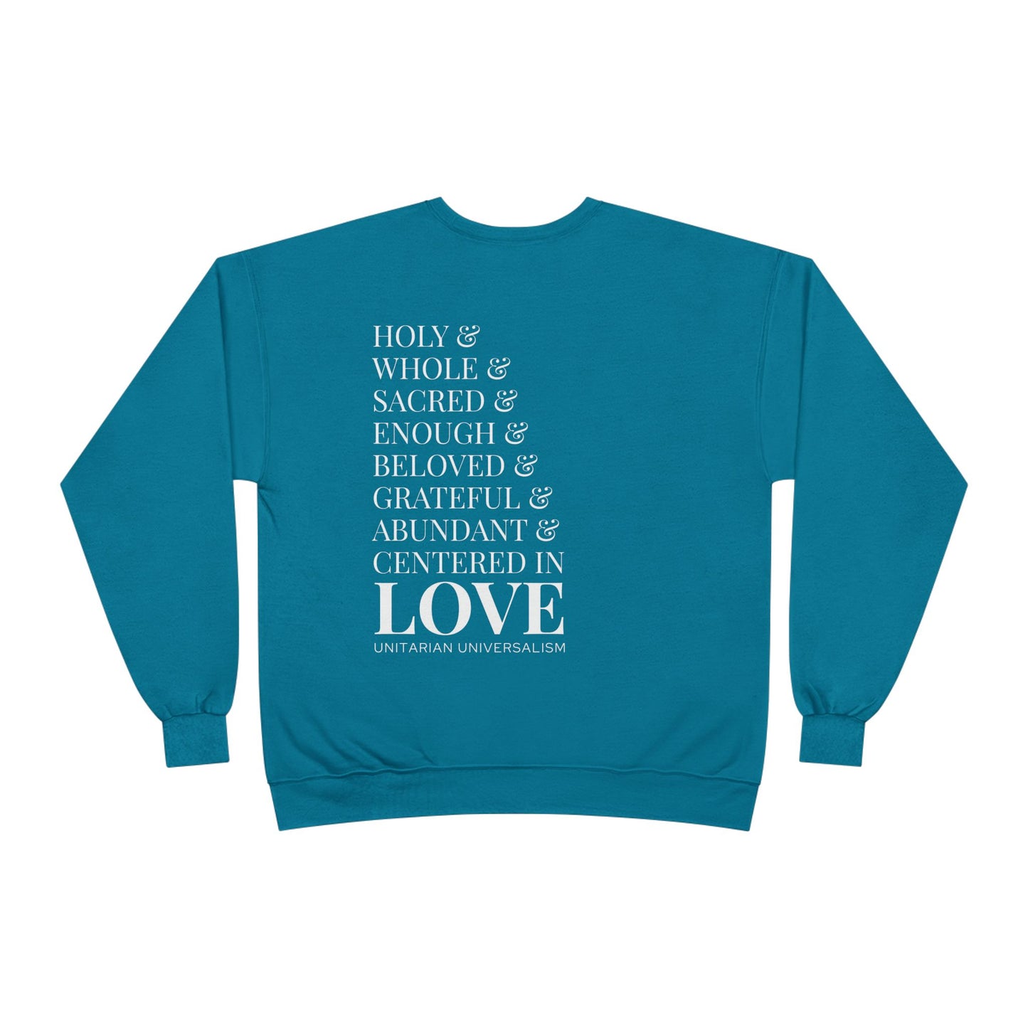 Centered in Love Unisex EcoSmart® Crewneck Sweatshirt