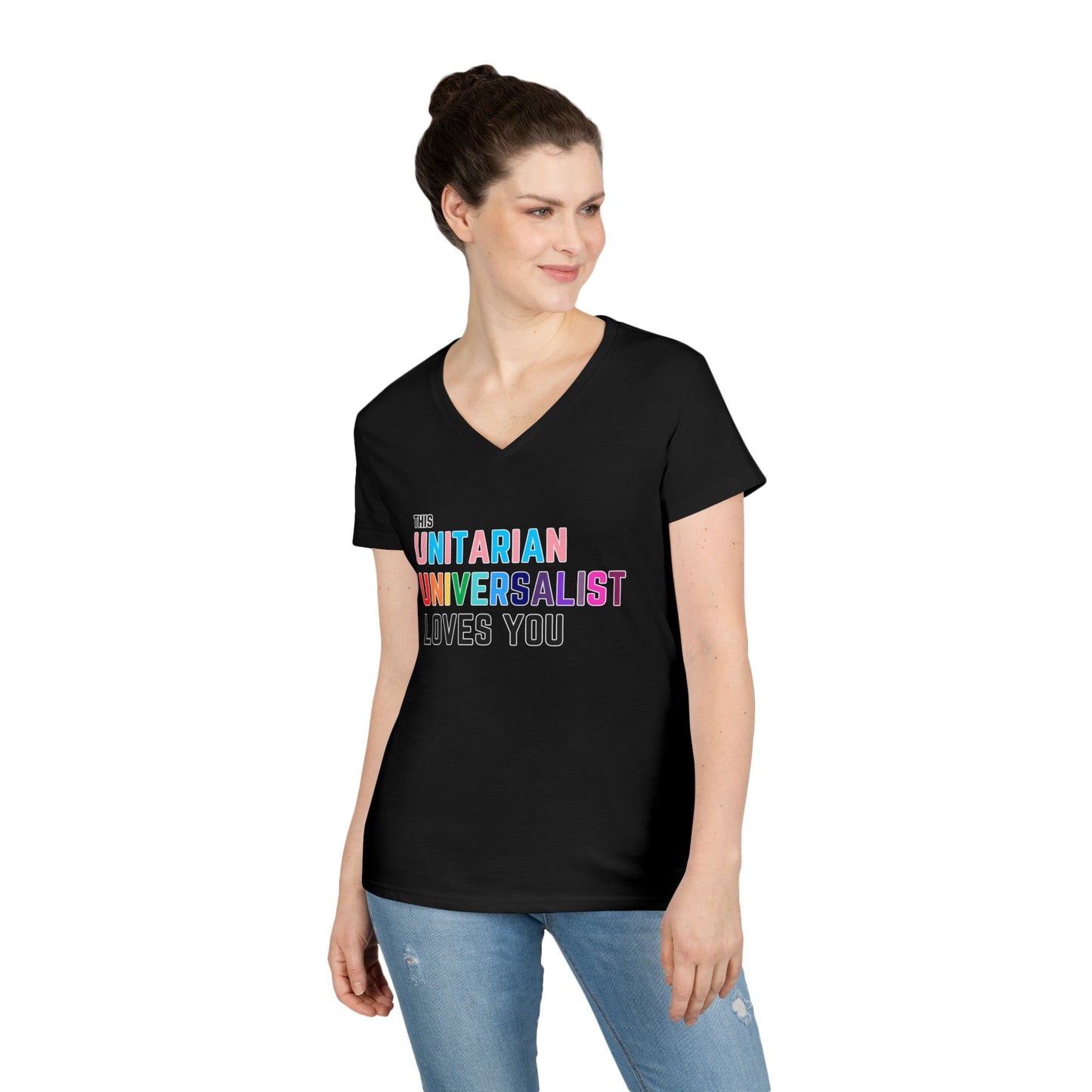 This Unitarian Universalist Loves You V-Neck