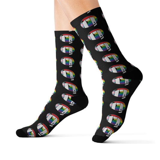UUMA Rainbow Logo Socks