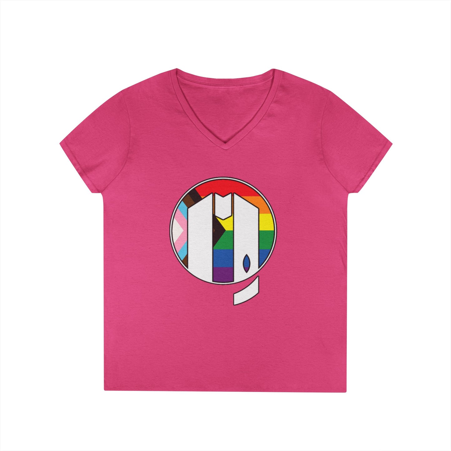 UUMA Rainbow Logo V-Neck