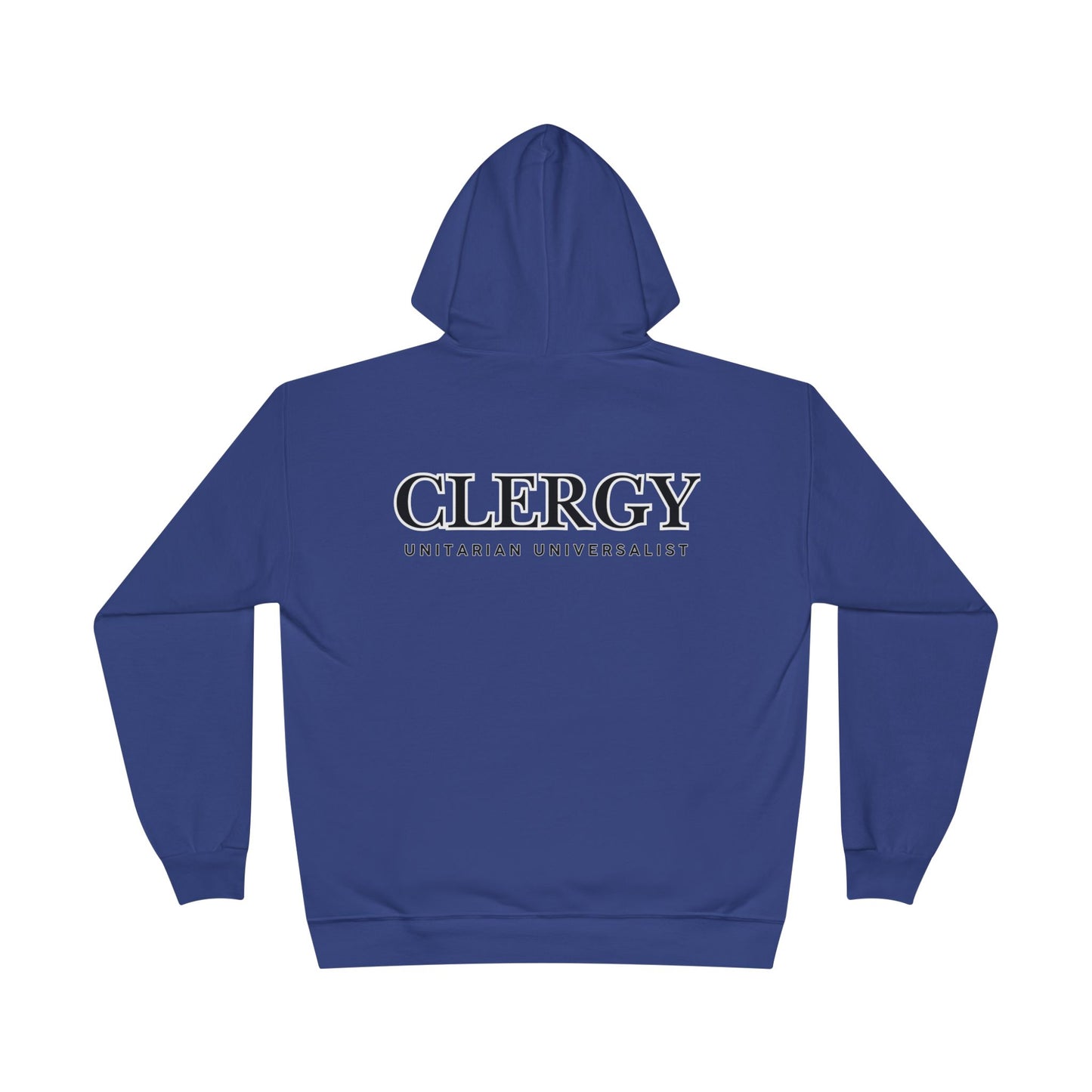 Unitarian Universalist Clergy Hoodie - Front & Back