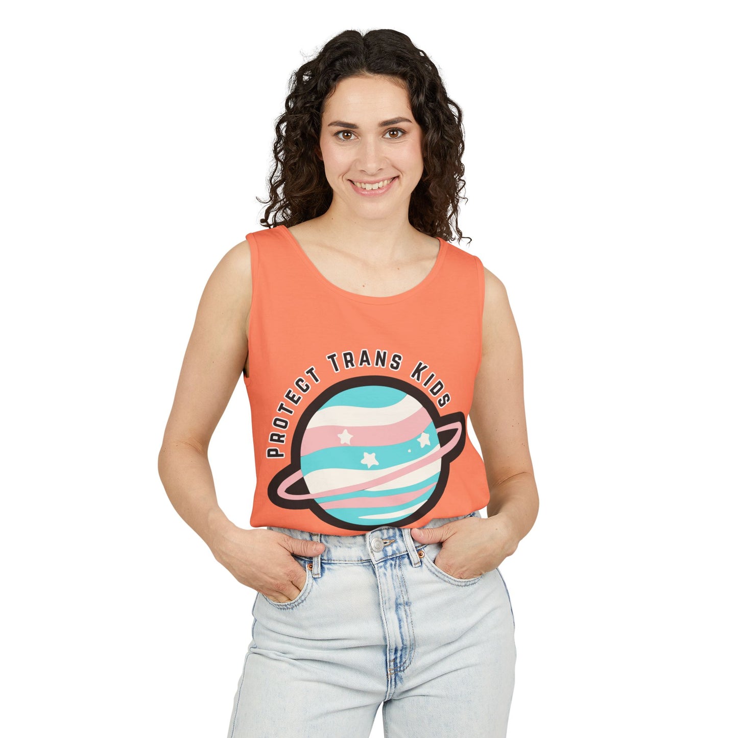 Protect Trans Kids Planet Tank Top