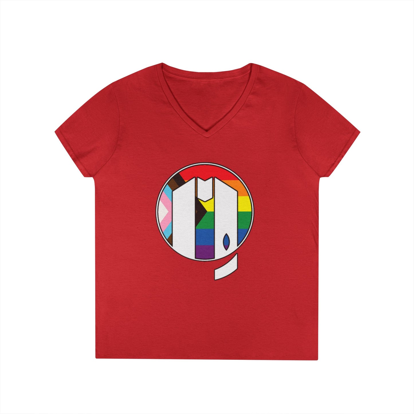 UUMA Rainbow Logo V-Neck