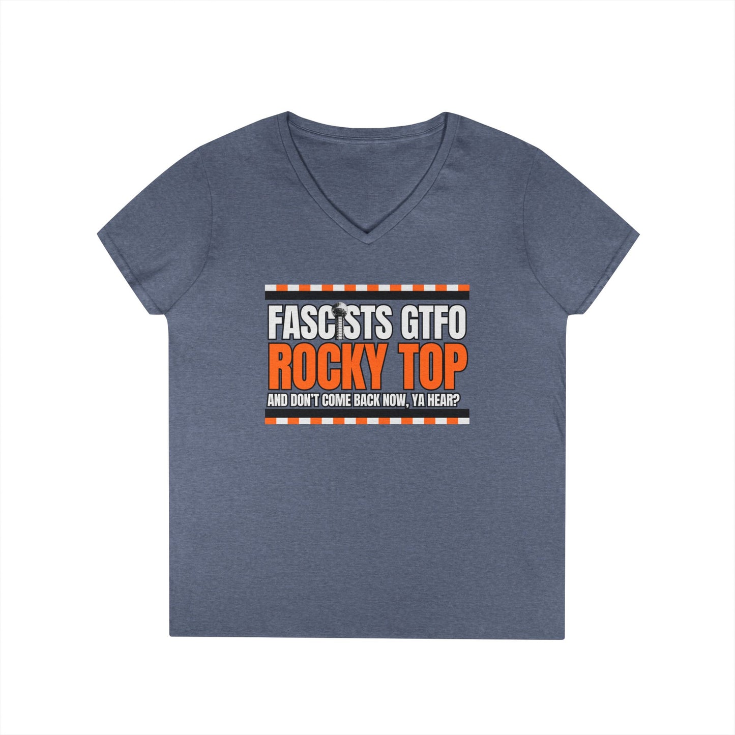 Fascists GTFO Rocky Top V-Neck
