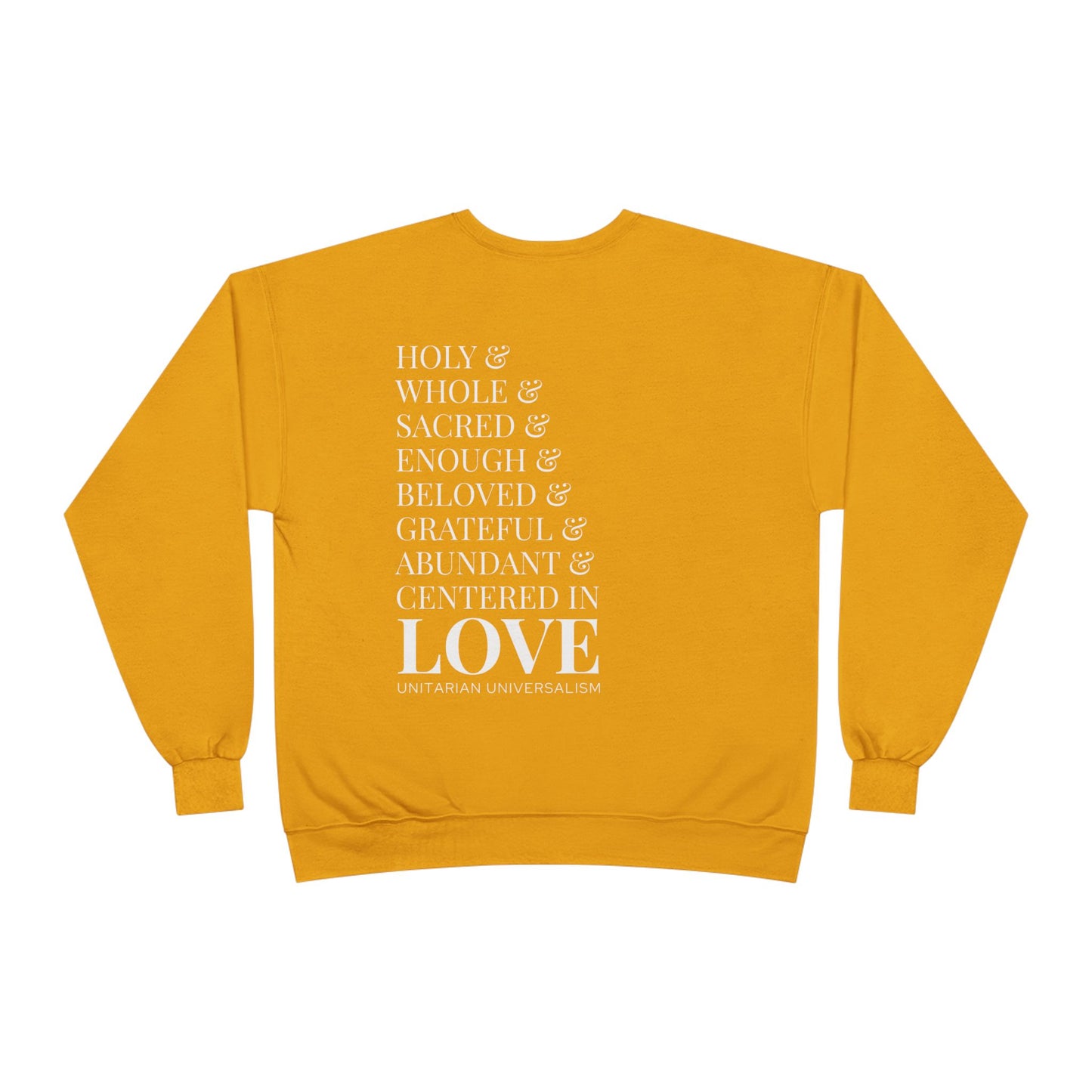 Centered in Love Unisex EcoSmart® Crewneck Sweatshirt