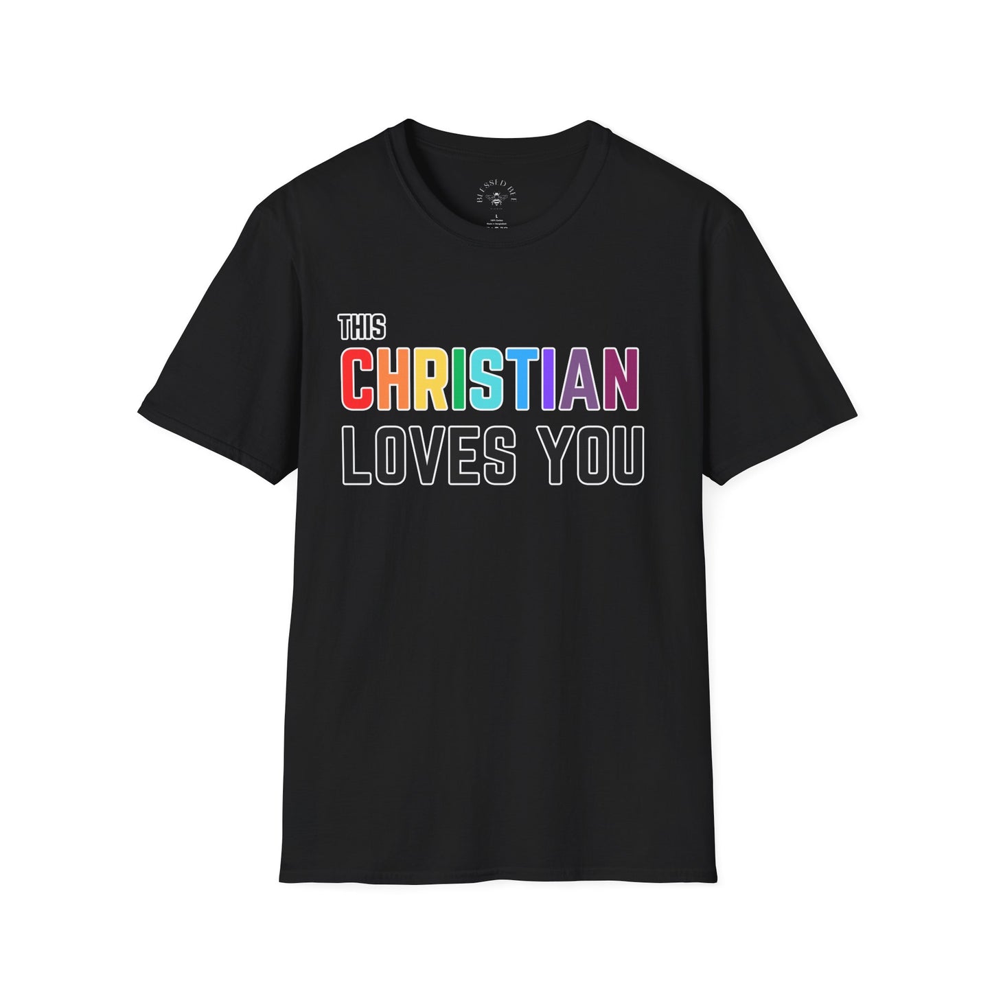 This Christian Loves You Raibow Pride Shirt