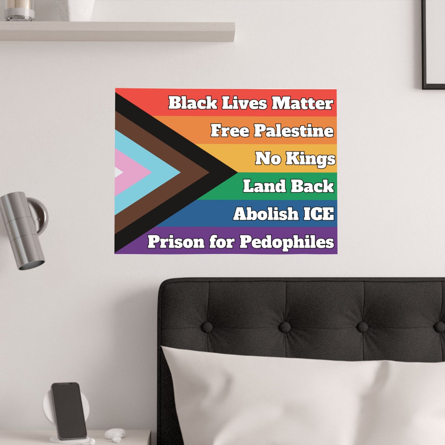 Skaren's Revenge Progress Flag Poster Print