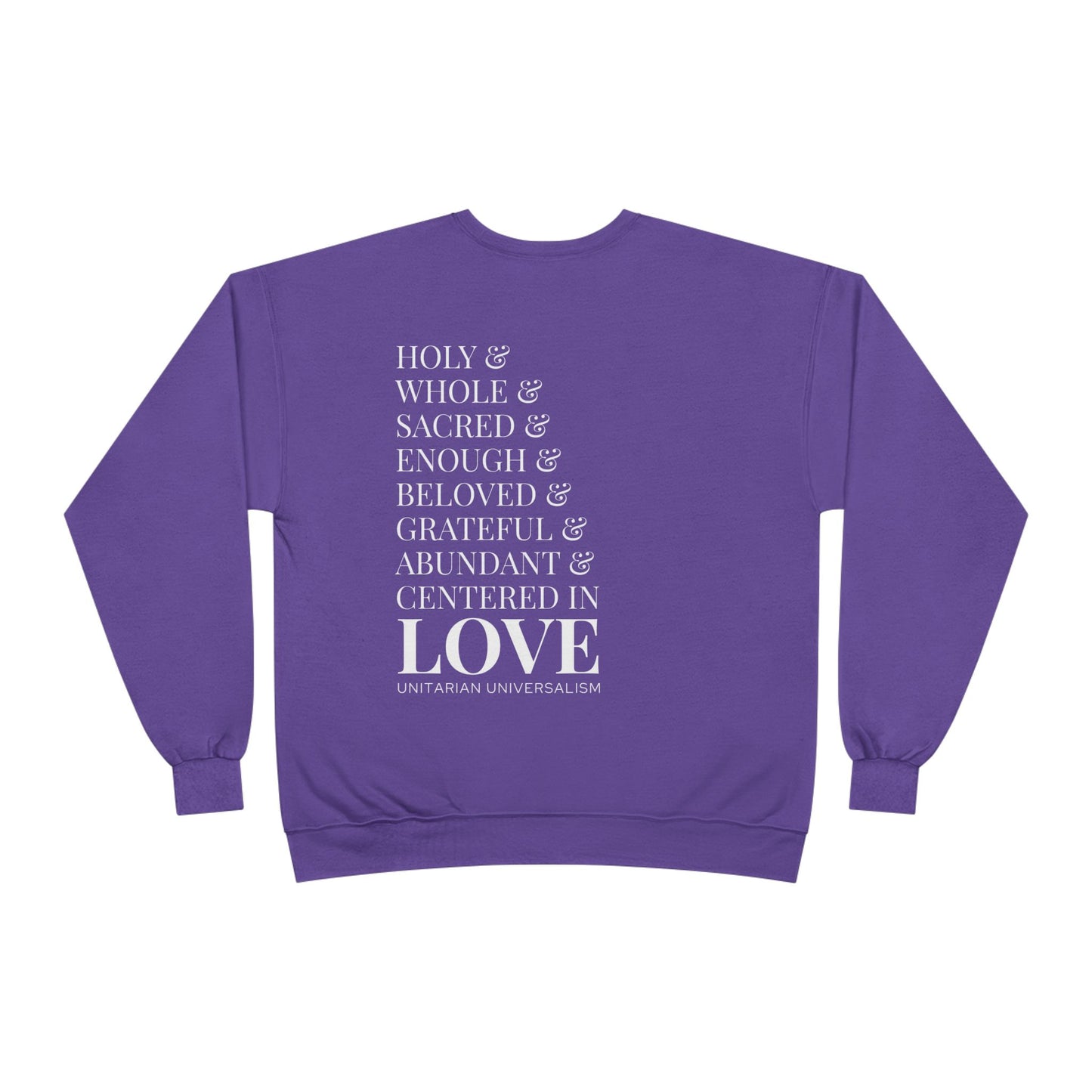 Centered in Love Unisex EcoSmart® Crewneck Sweatshirt