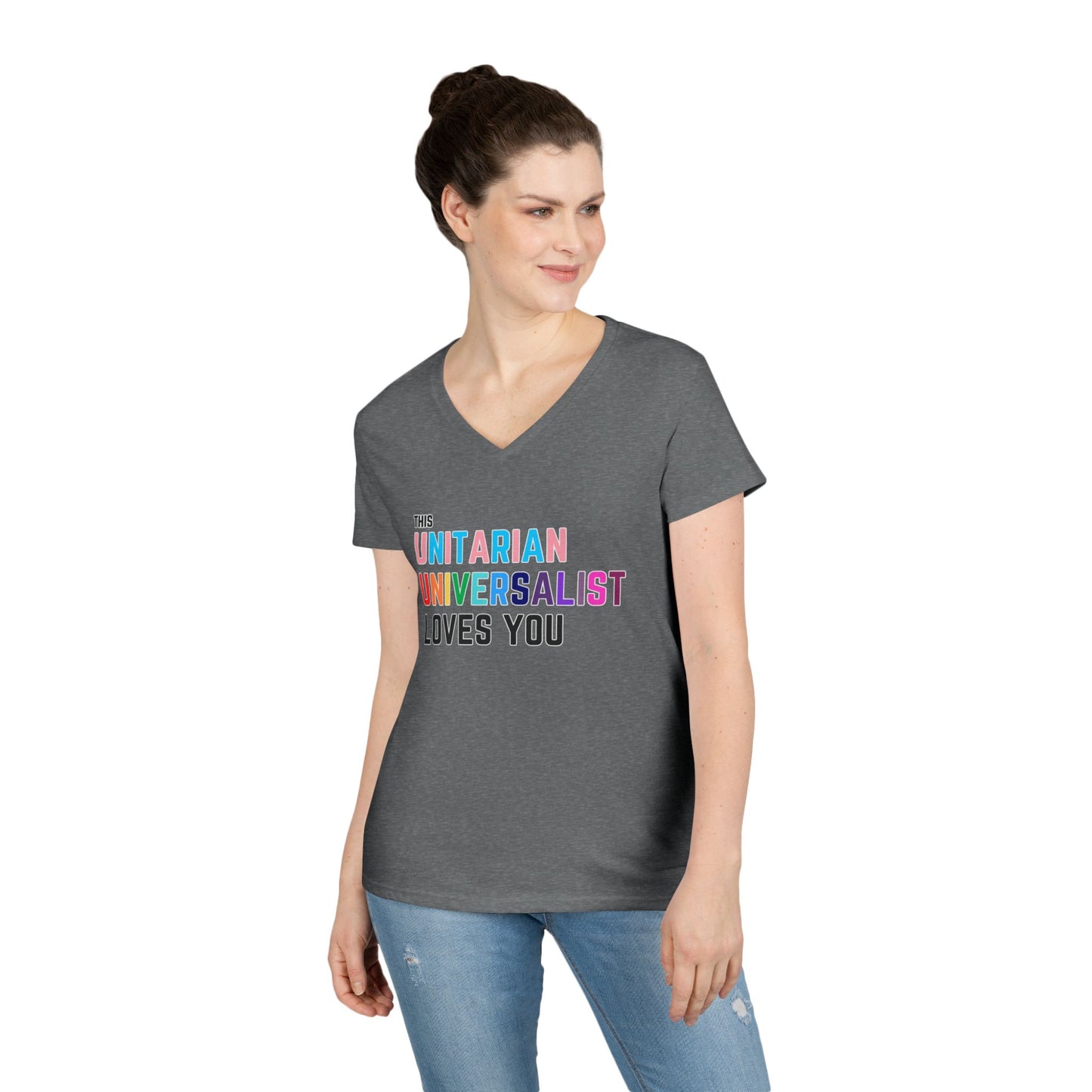 This Unitarian Universalist Loves You V-Neck