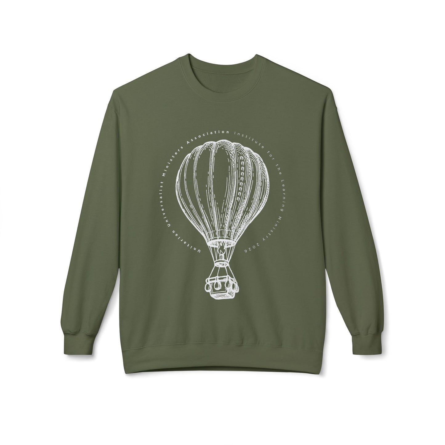 UUMA Institute 2026 Logo Unisex Midweight Softstyle Fleece Crewneck Sweatshirt