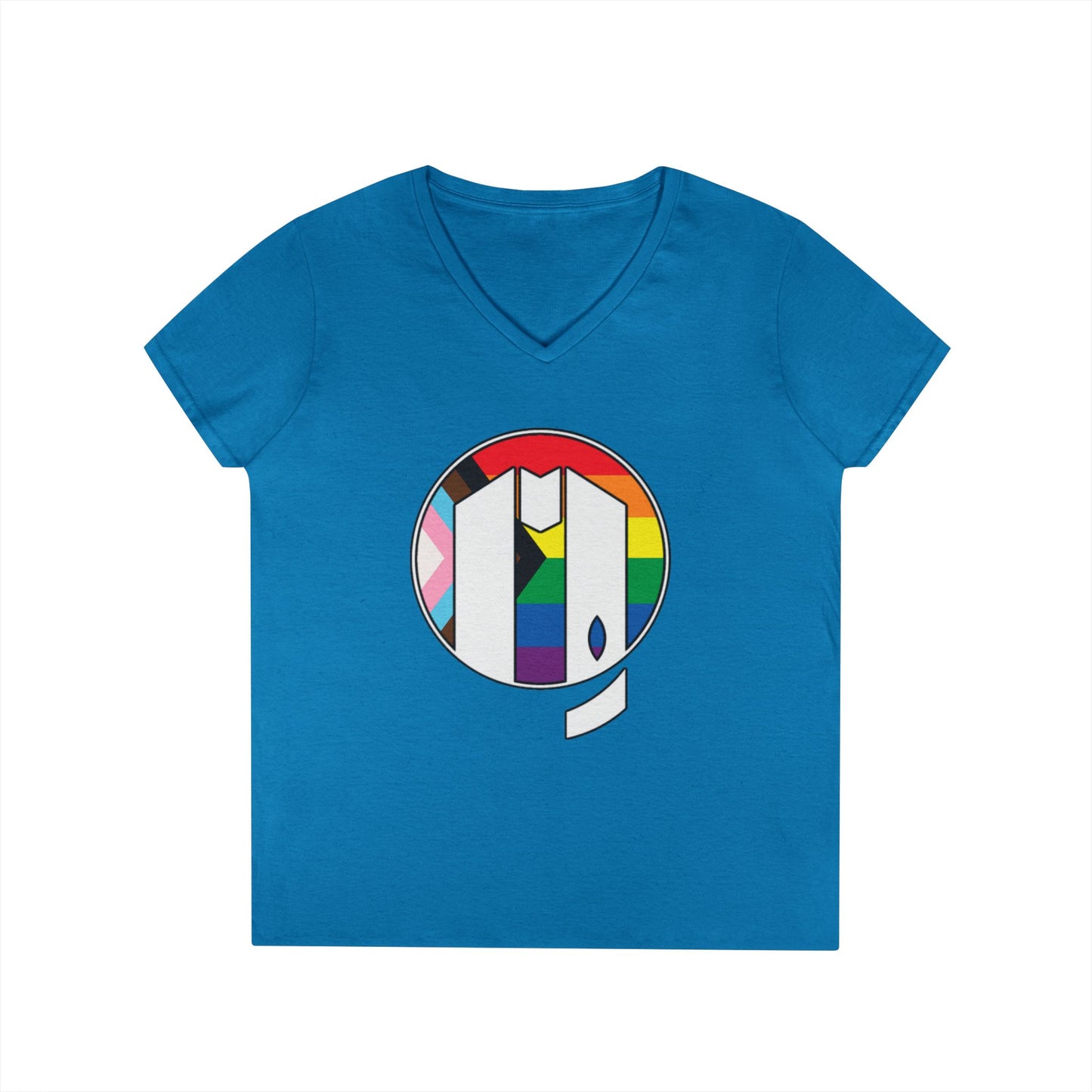 UUMA Rainbow Logo V-Neck