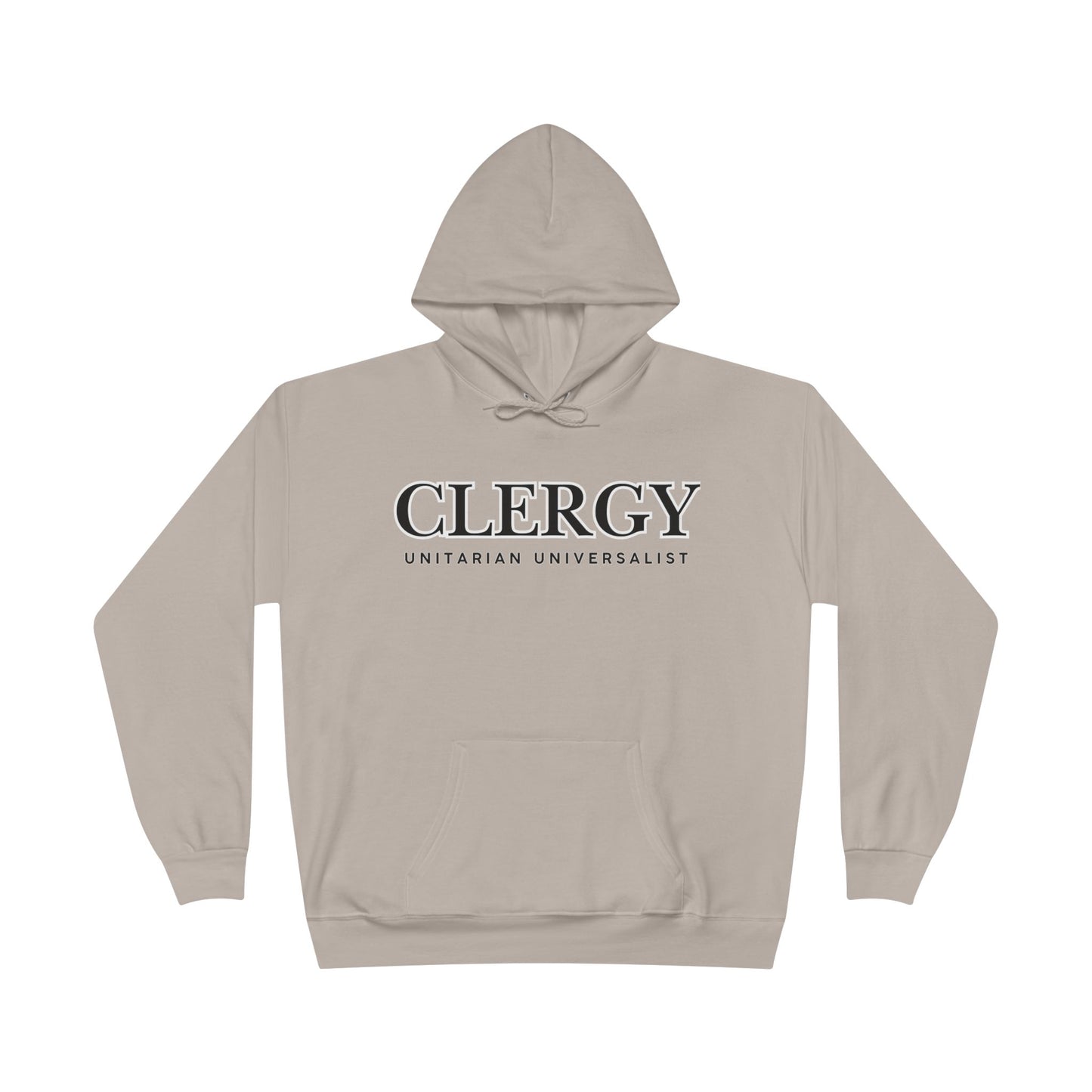 Unitarian Universalist Clergy Hoodie - Front & Back