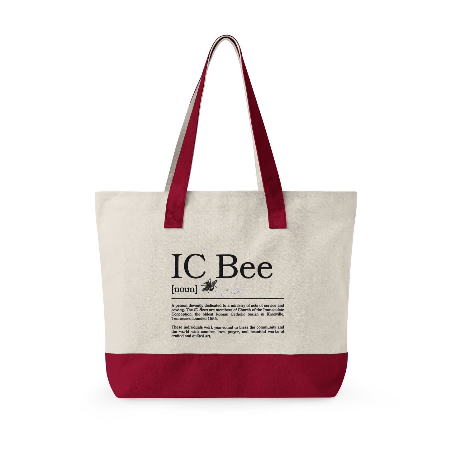 ICBee Knoxville Zippered Canvas Tote