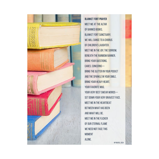 Blanket Fort Prayer by HP Rivers - Poster Print 16x20