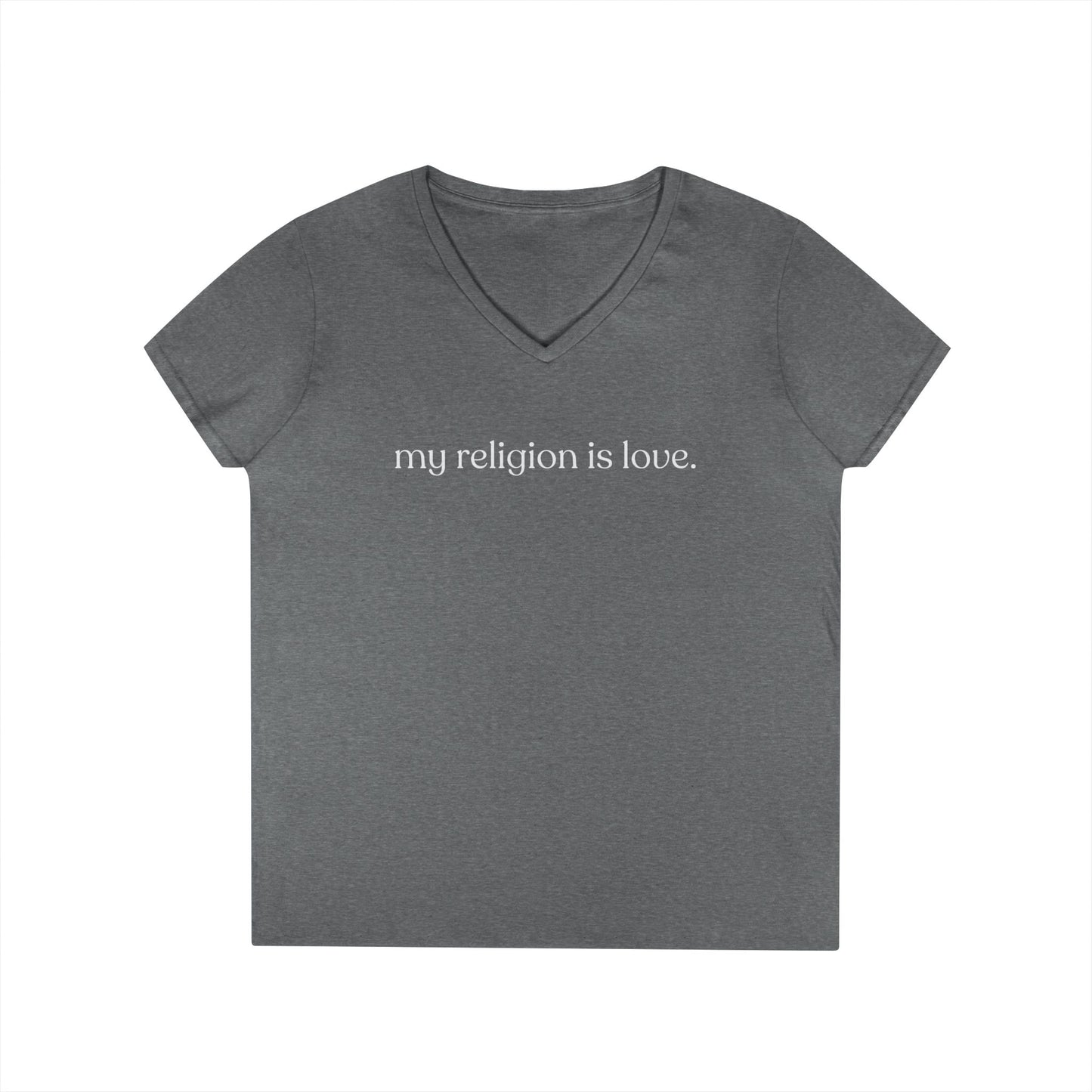 My Religion is Love V-Neck