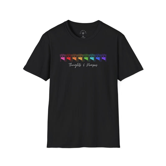 Thoughts & Prayers Rainbow T-Shirt