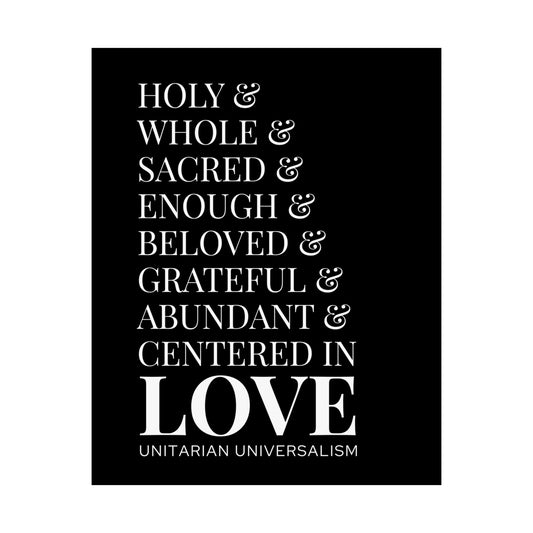 Centered in Love by HP Rivers- 16x20 Poster Print