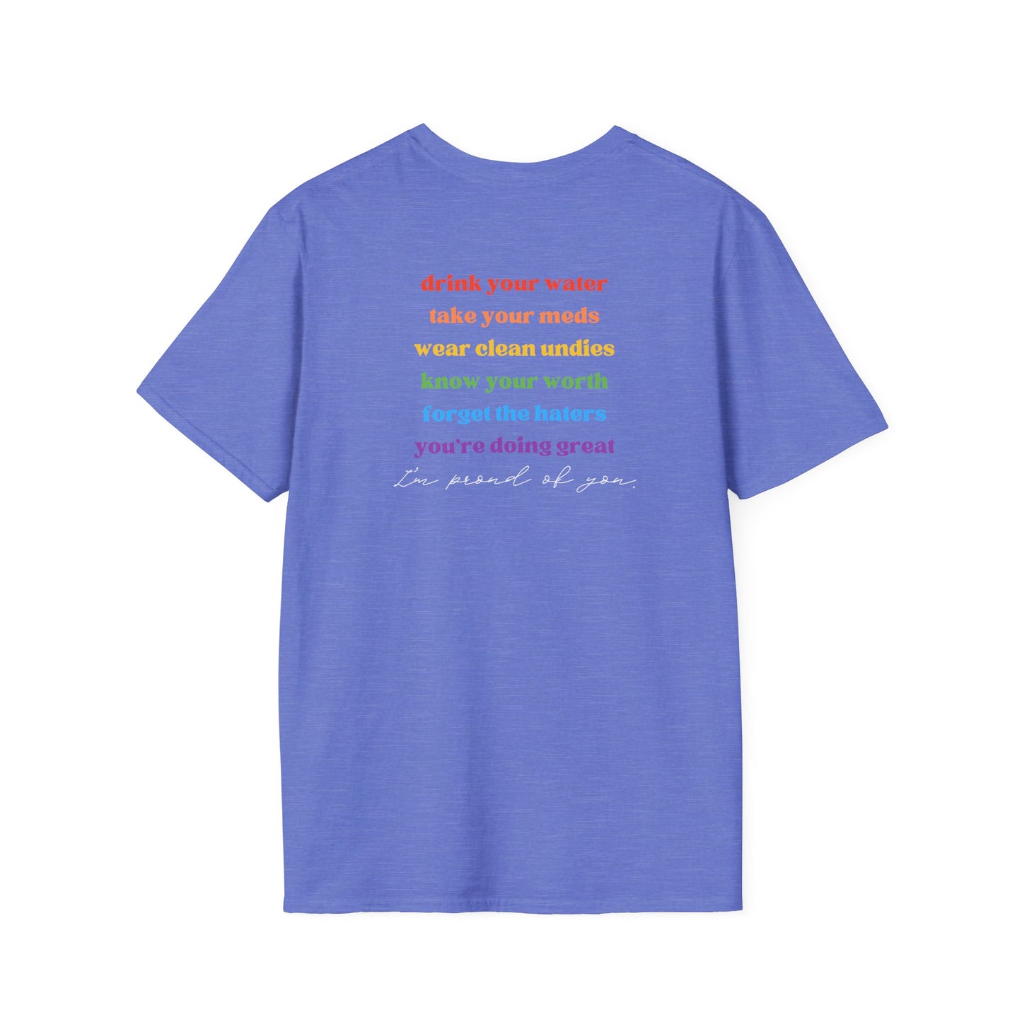 Hi Gay, I'm Mom -  T-Shirt - Adult (Front & Back)