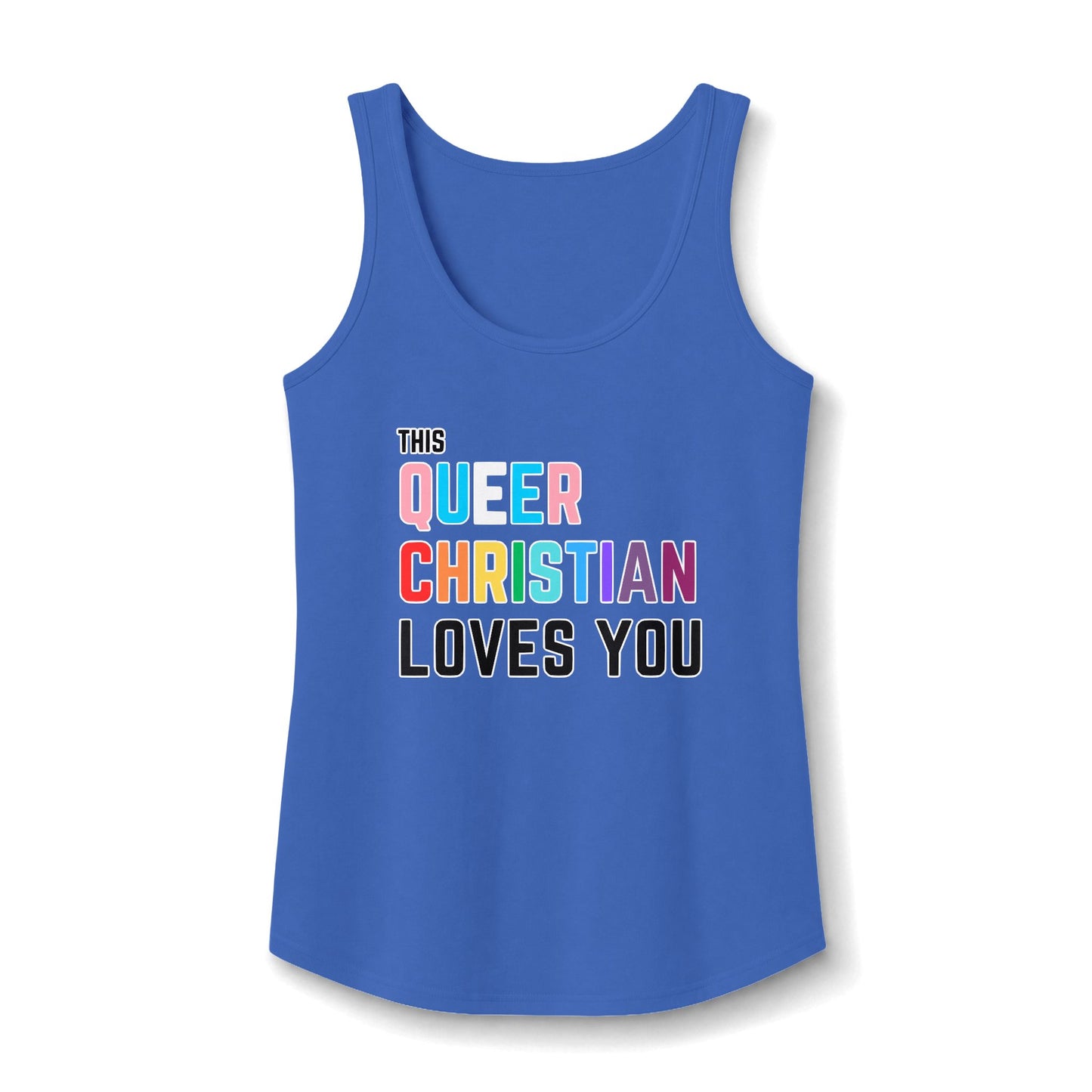 This Queer Christian Loves You Tank Top