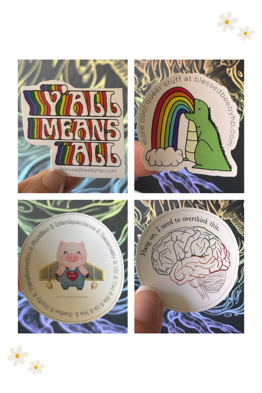 Vinyl Stickers by Blessed Bee