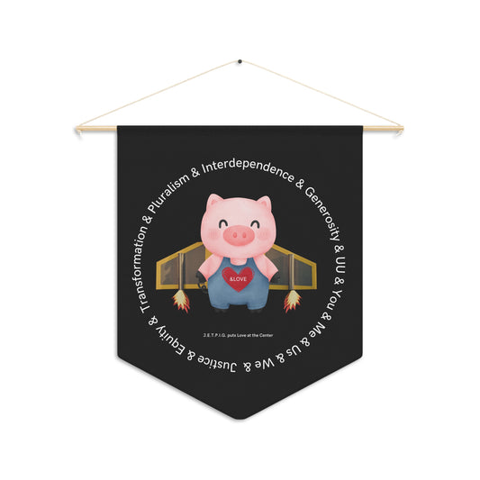 UU JETPIG Pennant - 18x21