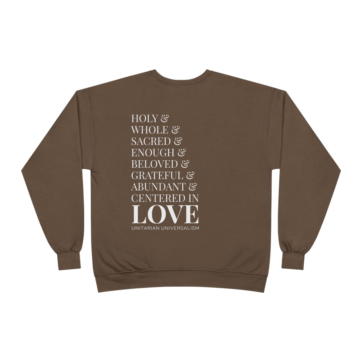 Centered in Love Unisex EcoSmart® Crewneck Sweatshirt