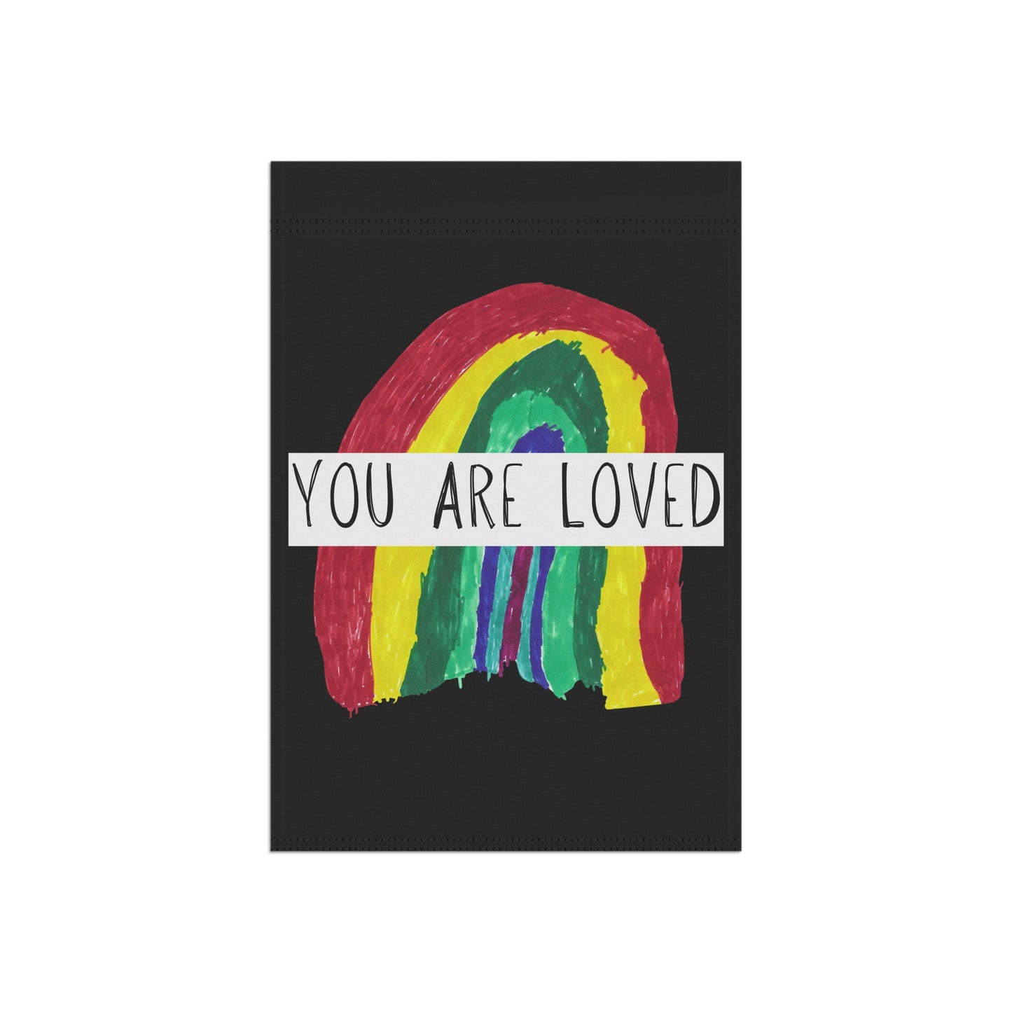 HR's You Are Loved Garden Flag