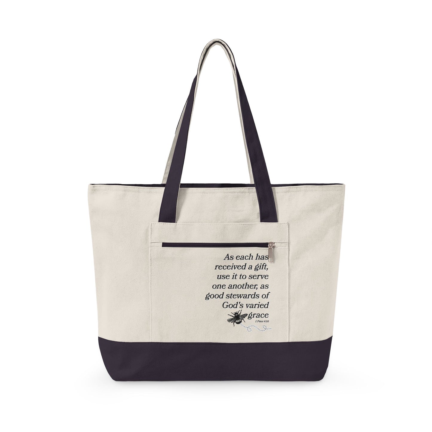 ICBee Knoxville Zippered Canvas Tote