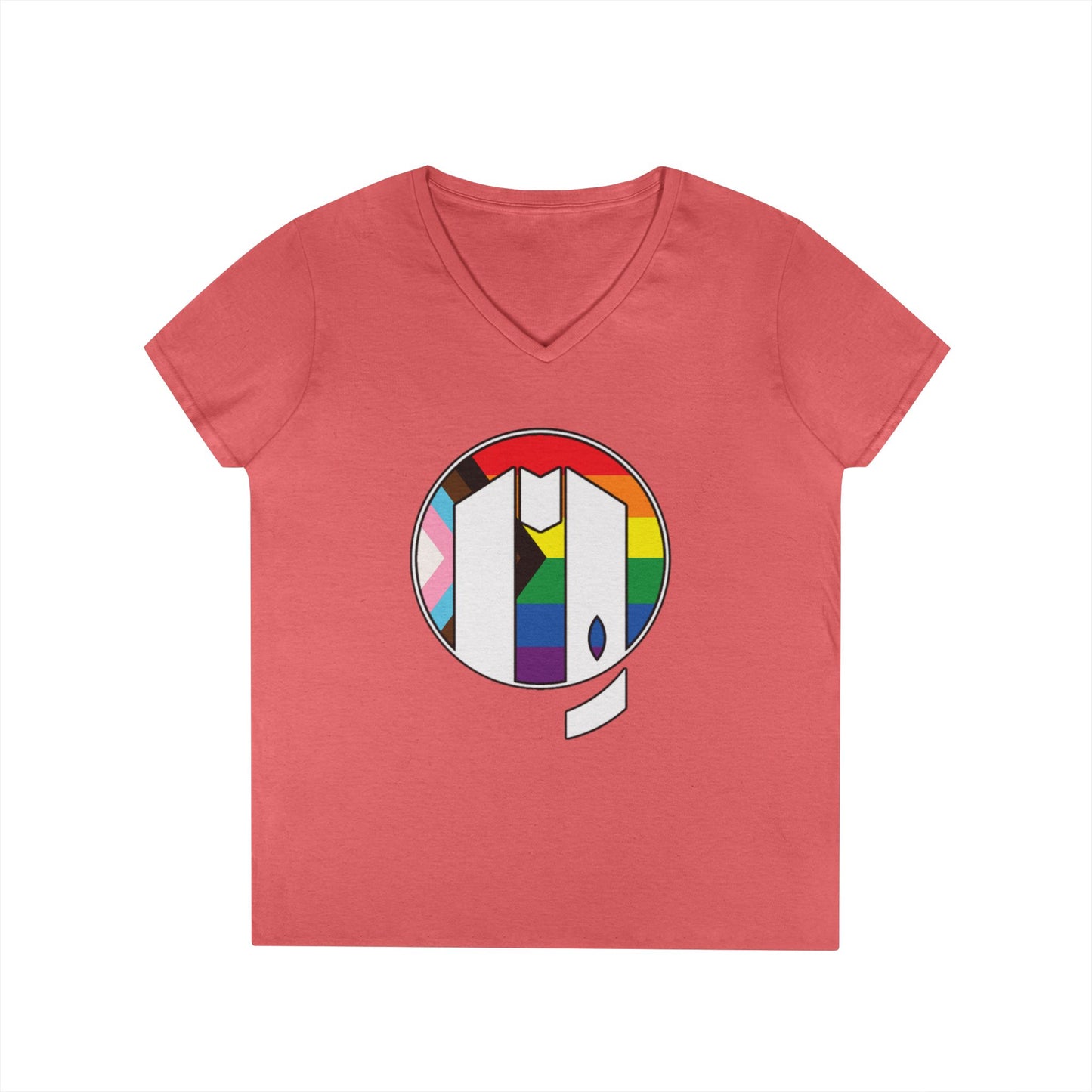 UUMA Rainbow Logo V-Neck