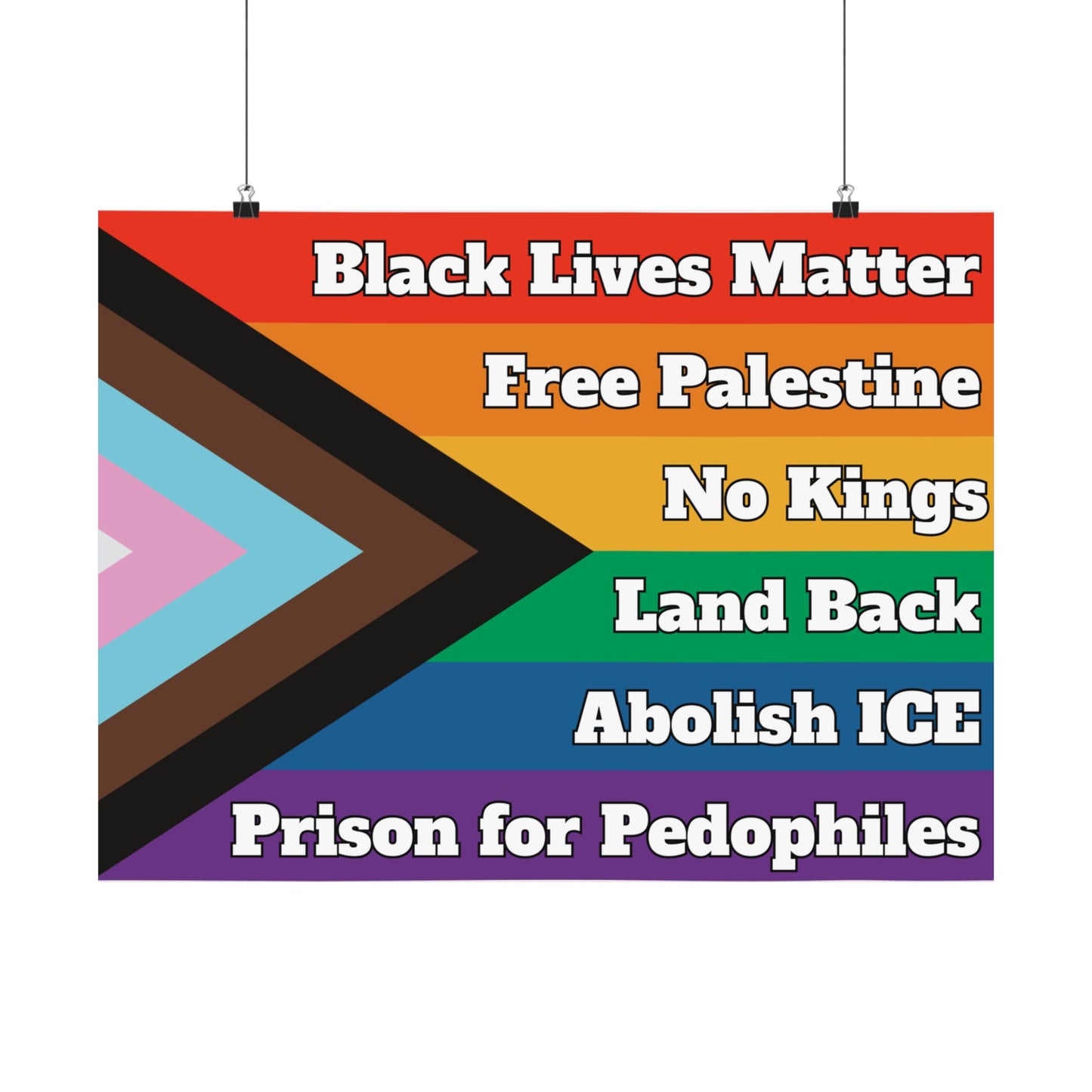 Skaren's Revenge Progress Flag Poster Print