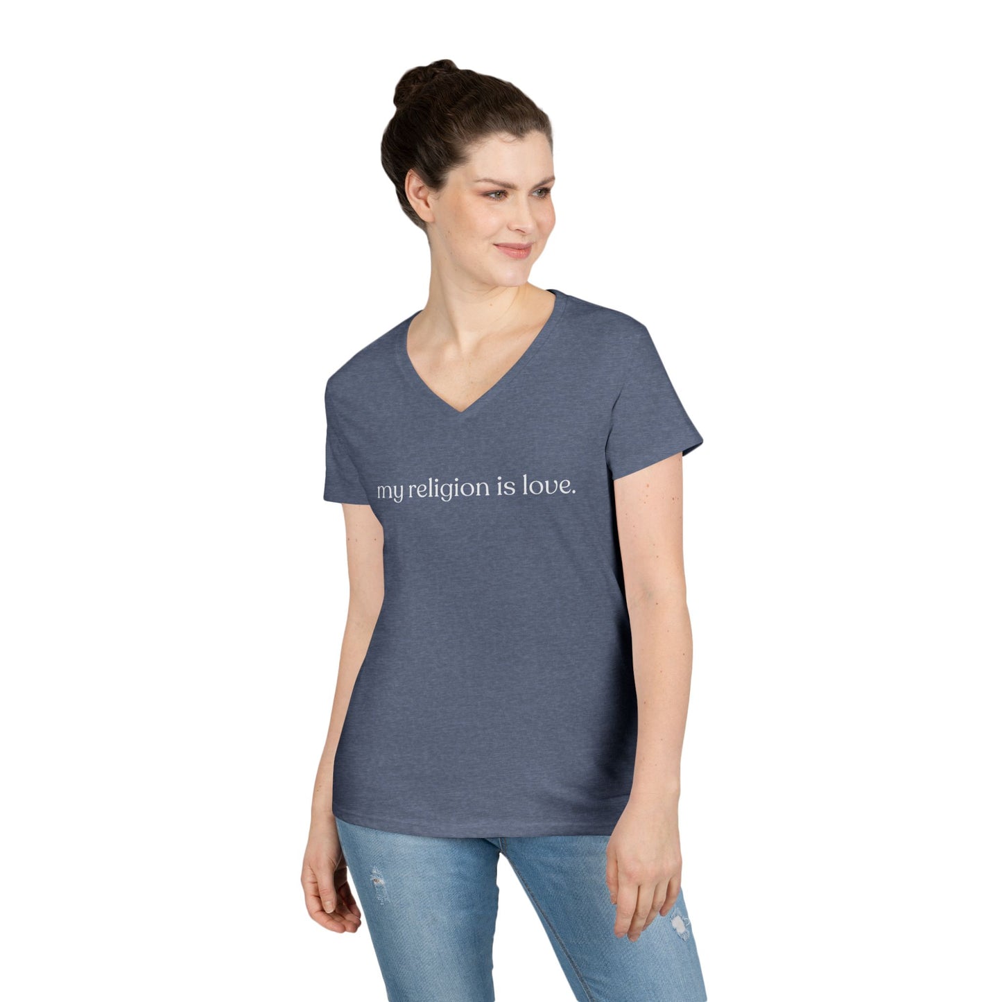 My Religion is Love V-Neck