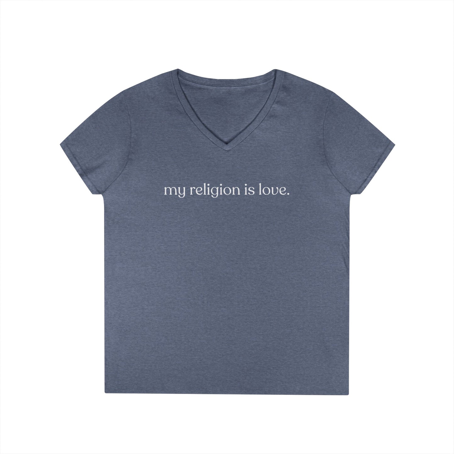 My Religion is Love V-Neck